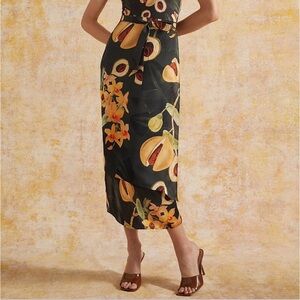Fe Noel Isle of Spice Nutmeg Wrap Skirt